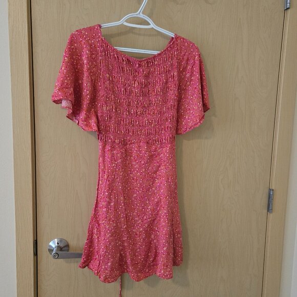 Free People Florence Mini Dress Pink (S) - Picture 1 of 4